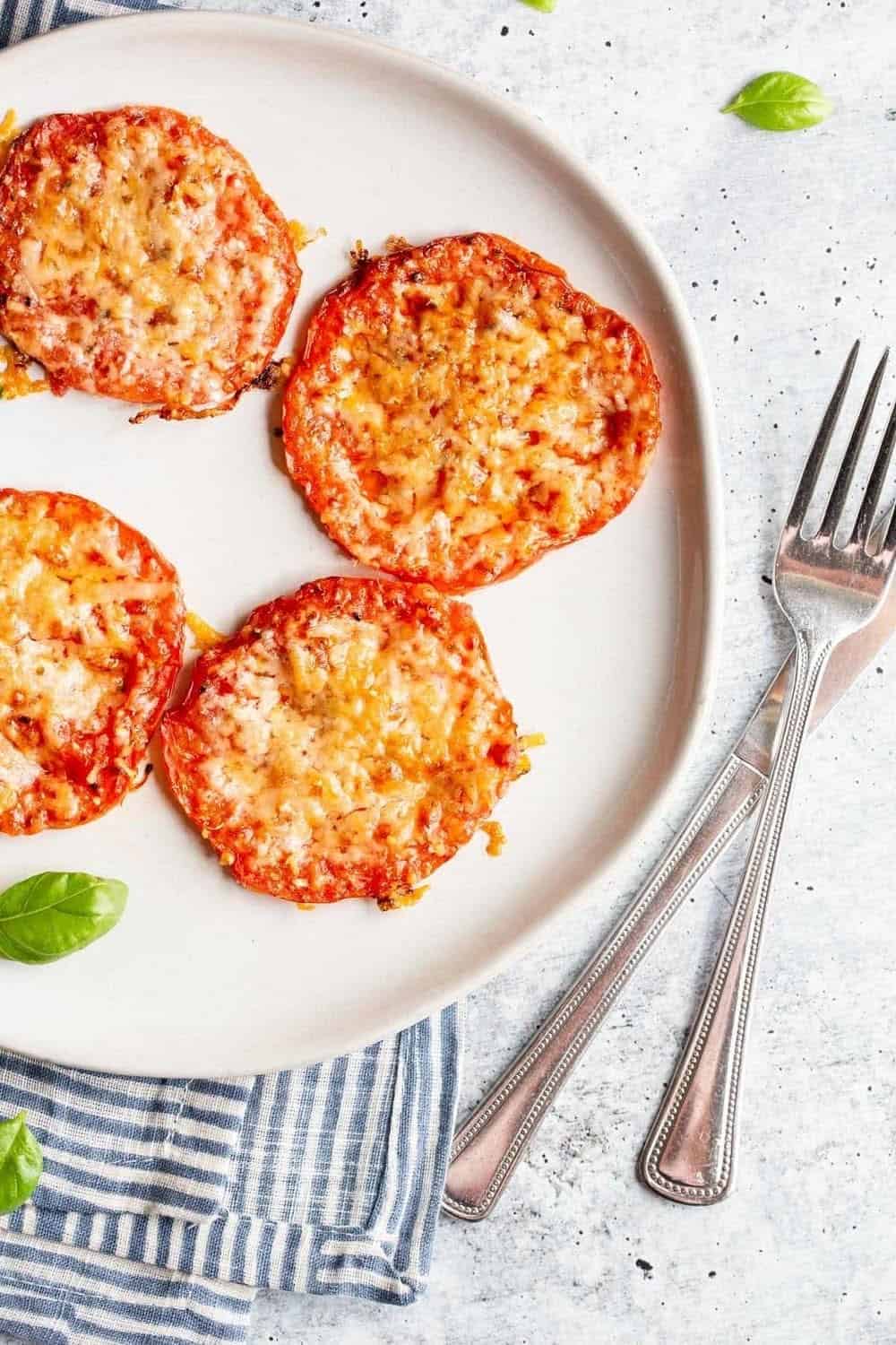 Air Fryer Parmesan Tomatoes