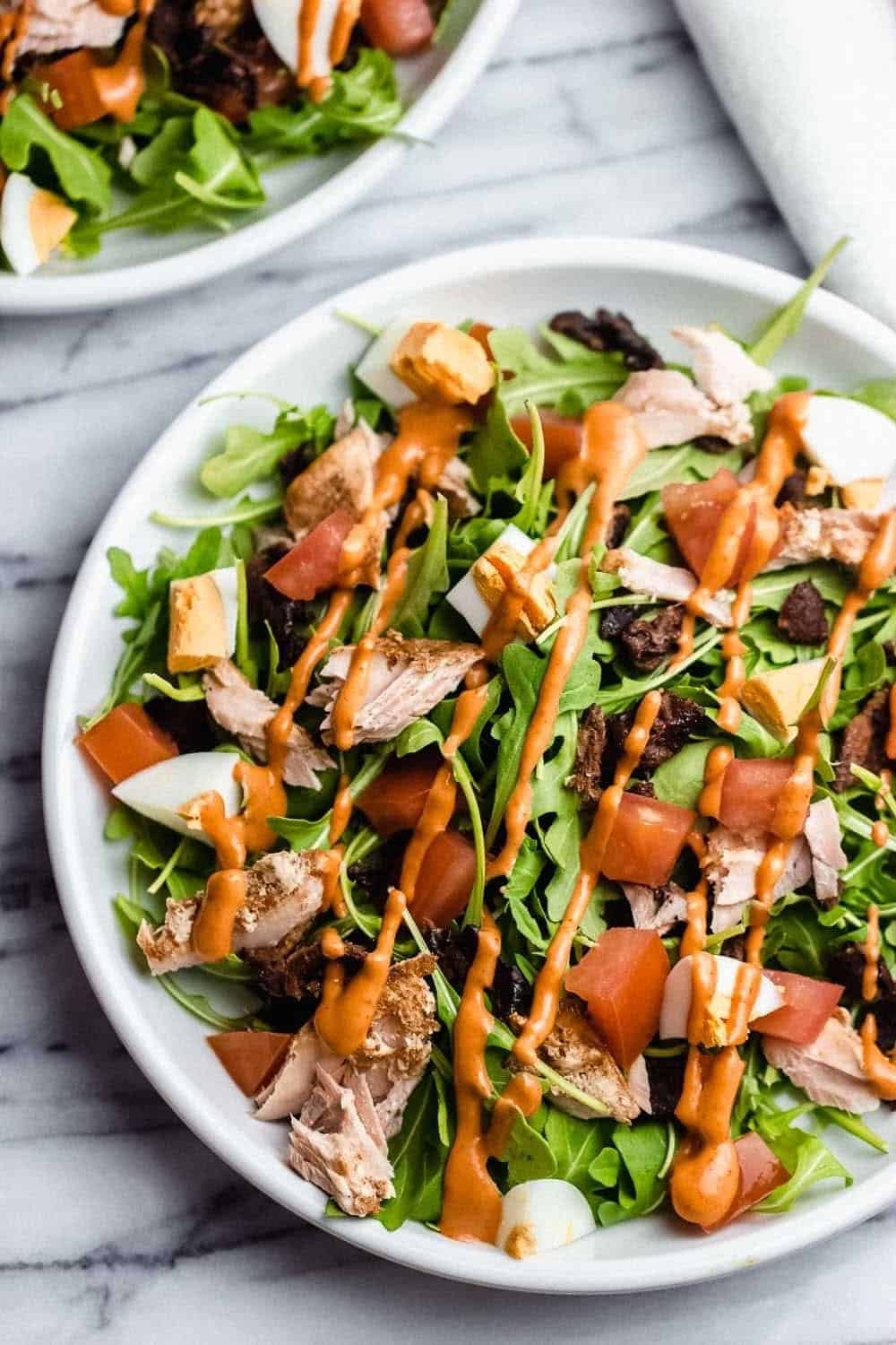 Air Fryer Salmon Blt Salad Air Fryer Salmon Blt Salad