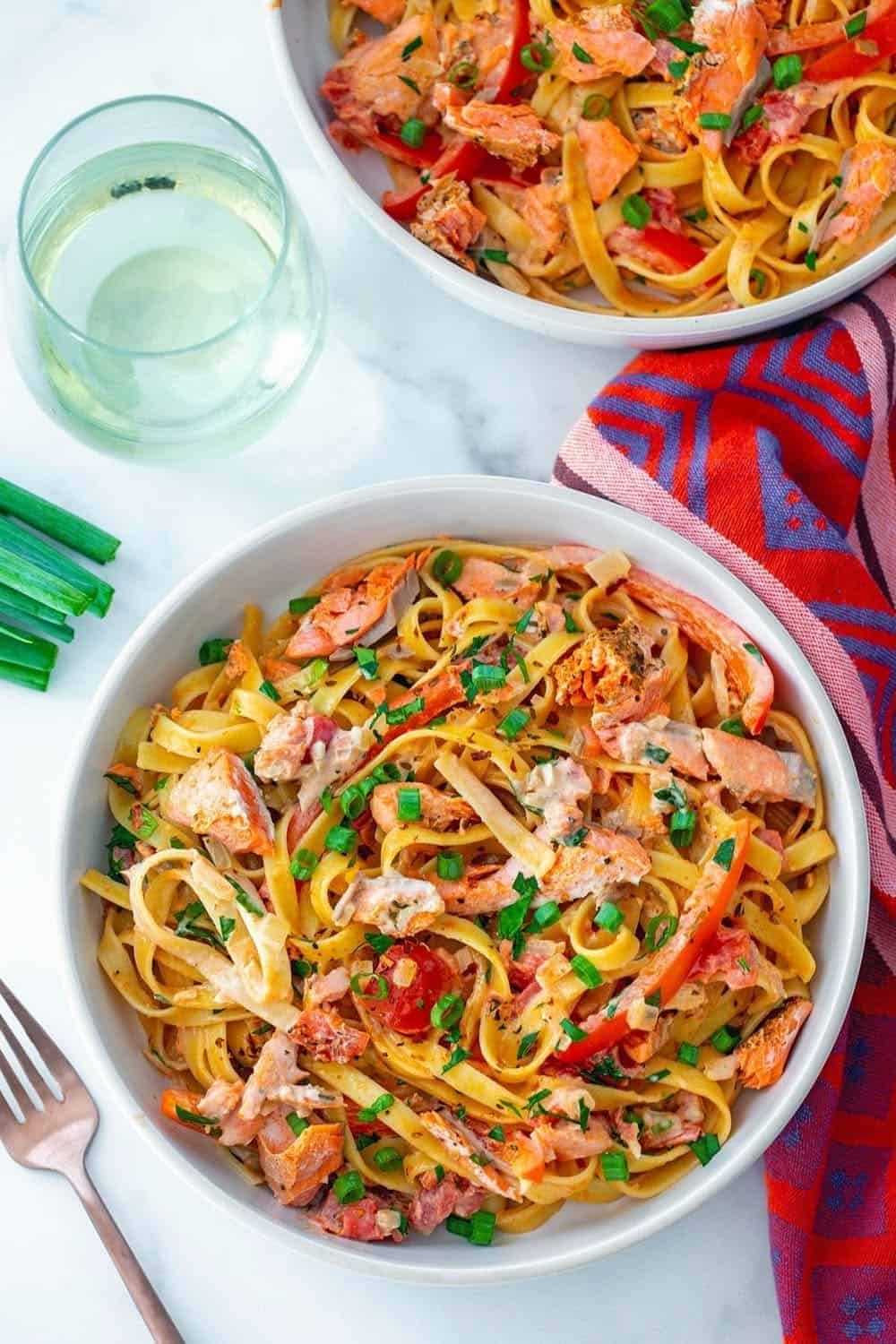 Cajun Salmon Pasta Cajun Salmon Pasta