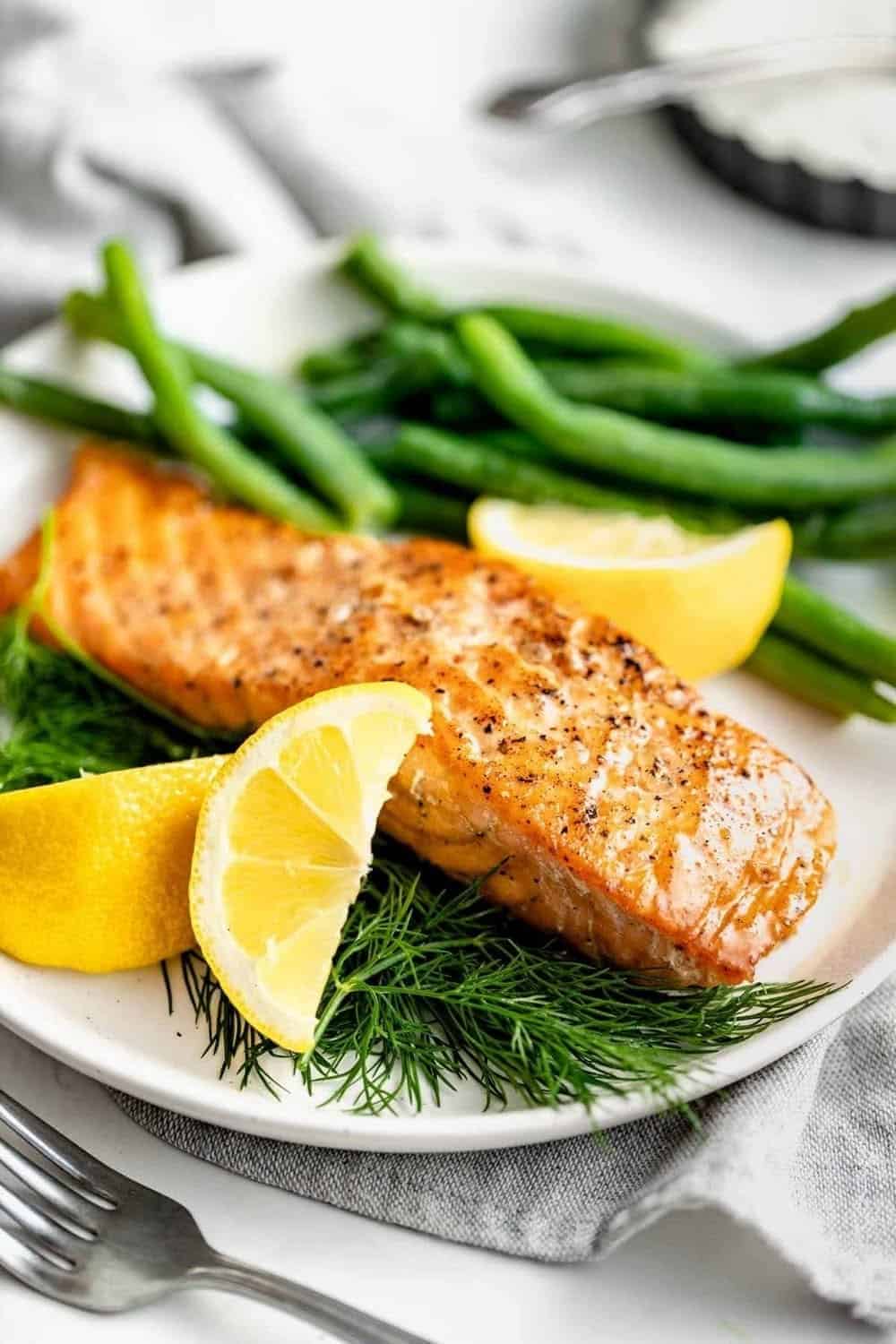 Crispy Pan Seared Salmon Crispy Pan Seared Salmon