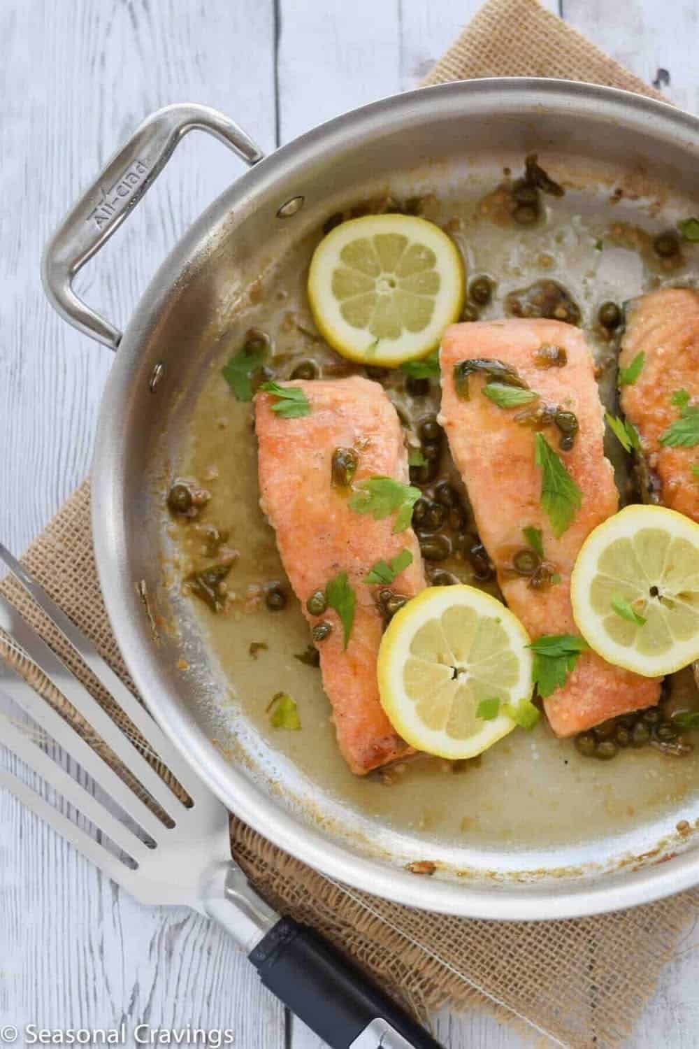 Gluten Free Salmon Piccata Gluten Free Salmon Piccata