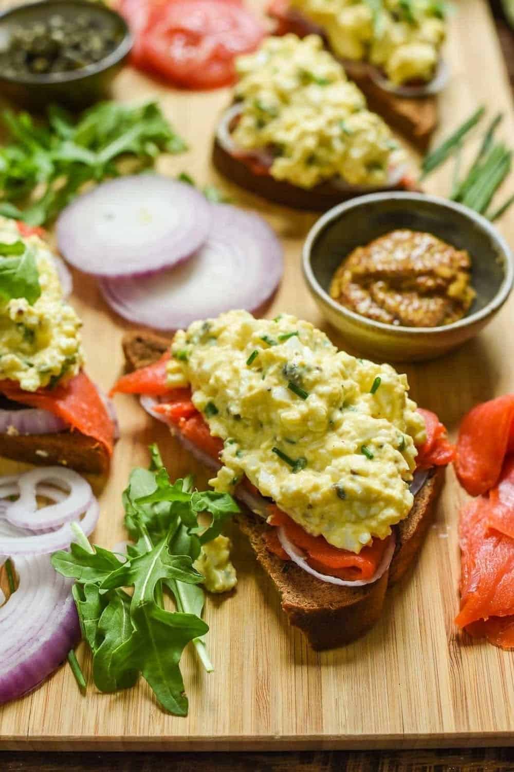 Smoked Salmon Egg Salad Sandwiches Smoked Salmon Egg Salad Sandwiches